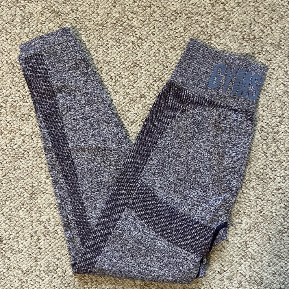Gymshark Flex Seamless Leggings Sz L Purple